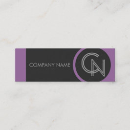 Ametyst Lila Bold Mini Visitkort