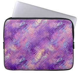 Ametyst Lila Crystal Gel Struktur Laptop Fodral