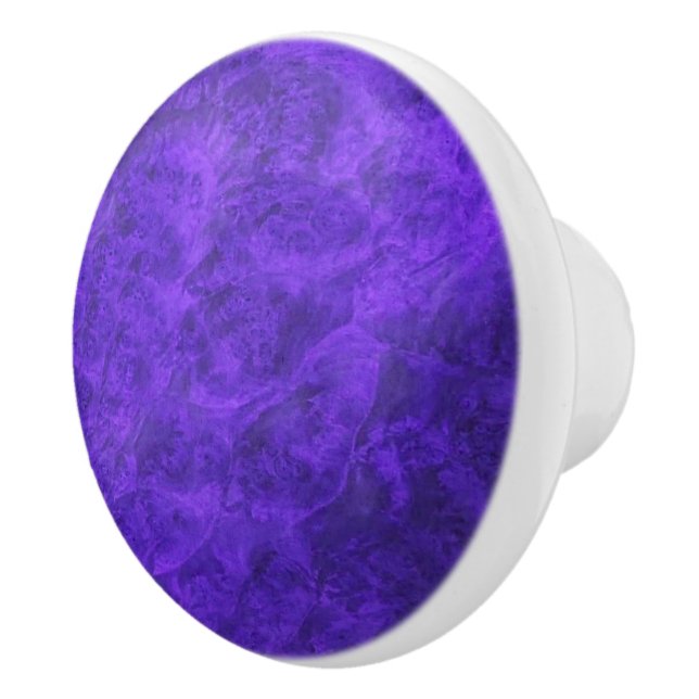 Ametyst Lila Velvet Ceramic Drag Knopp (Höger)