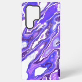 Ametyst Lila Violet Colorful Abstrakt Marble Te