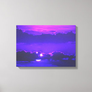 Ametyst Moonlight Wrapped Canvas Prints