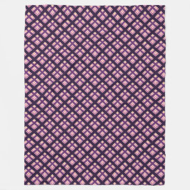 Ametyst Peach Rosa Lila Lilac Rand Play Fleecefilt