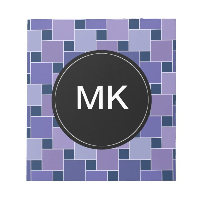 Ametyst-rutor Anteckningsblock (Framsida)