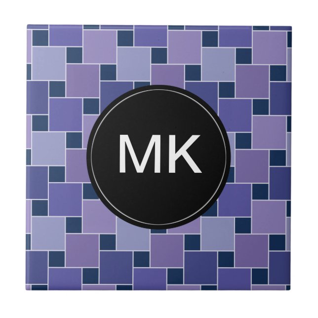 Ametyst-rutor Kakelplatta (Framsidan)