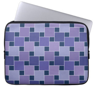 Ametyst-rutor Laptop Sleeve
