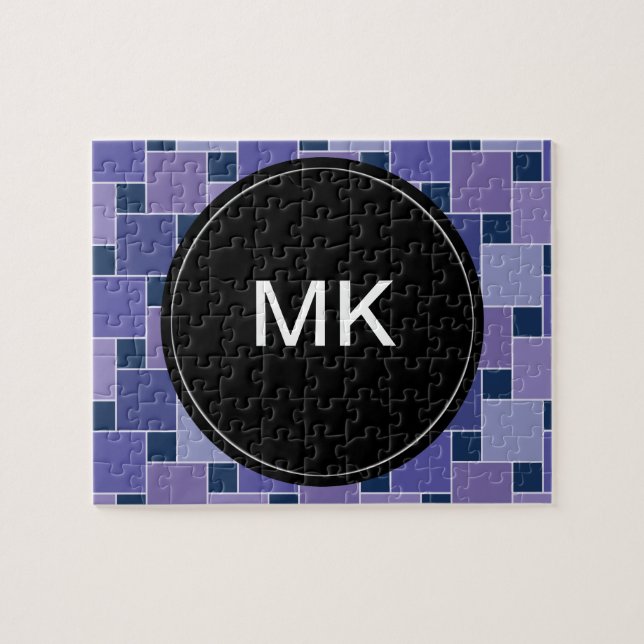 Ametyst-rutor Pussel (Horisontell)