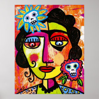 Ametyst Sugar Sull Frida av SilberZweigArts Poster