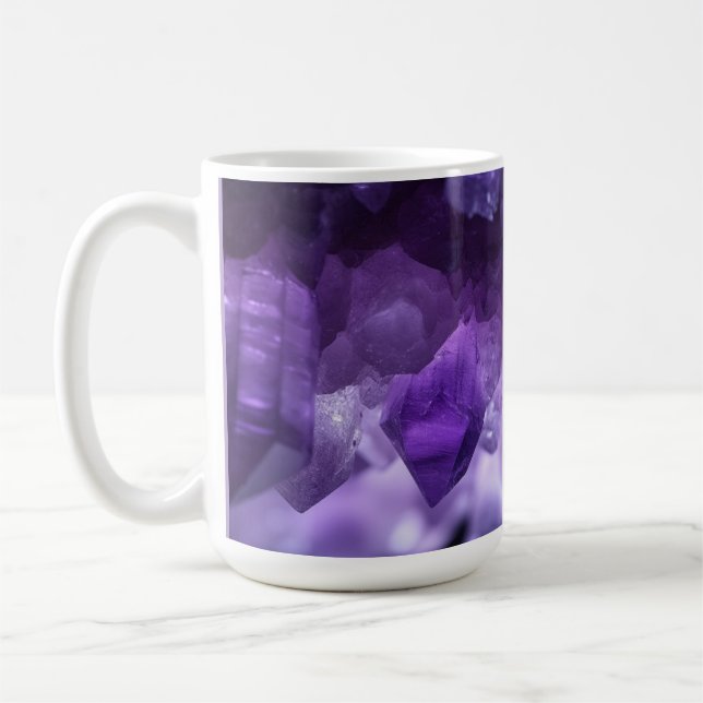 Ametystkristaller Kaffemugg (Vänster)
