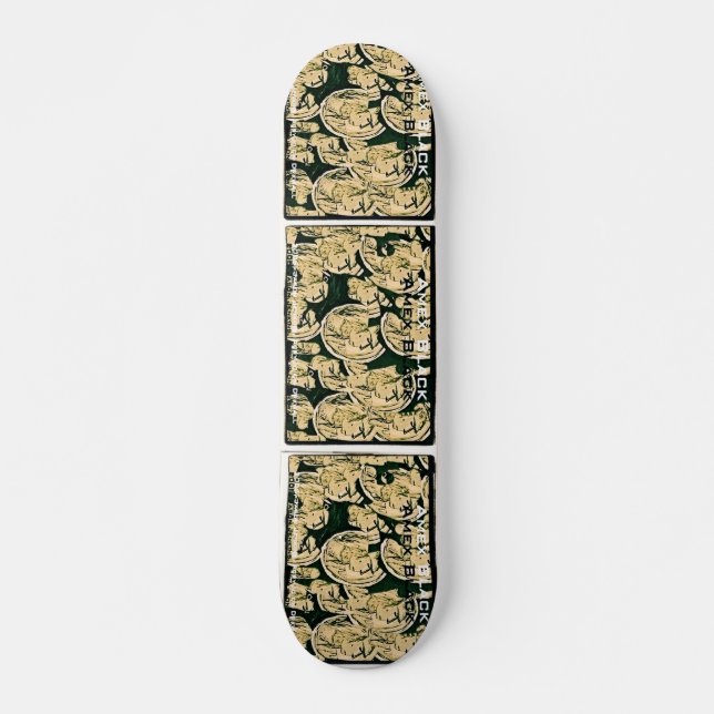 AMEX BLACK SKATEBOARD BRÄDA 21,5 CM (Framsida)