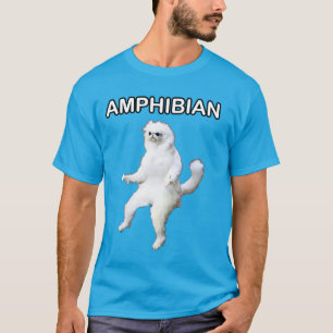 Amfibisk Meme för perserkattrumförmyndare skjort Tee