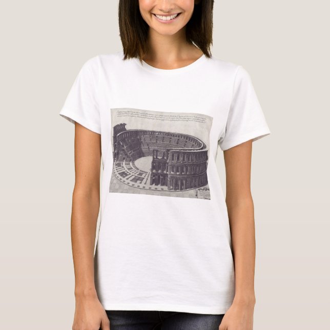Amfiteatern i Verona på Piazza Bra T Shirt (Framsida)
