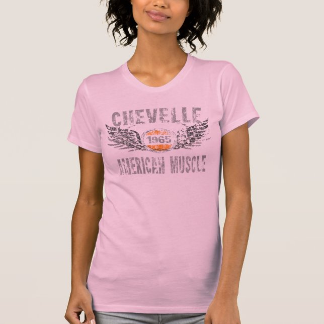 amgrfx - Chevelle T skjorta 1965 Tee Shirt (Framsida)
