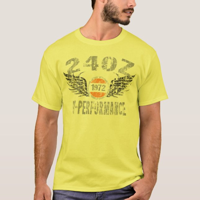 amgrfx - Datsun 240Z T-tröja 1972 T-shirt (Framsida)