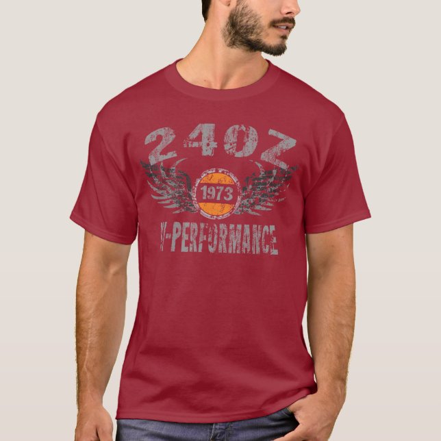 amgrfx - Datsun 240Z T-tröja 1973 Tee (Framsida)