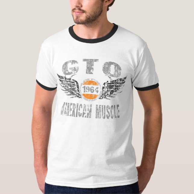 amgrfx - skjorta för 1964 GTO T Tee (Framsida)