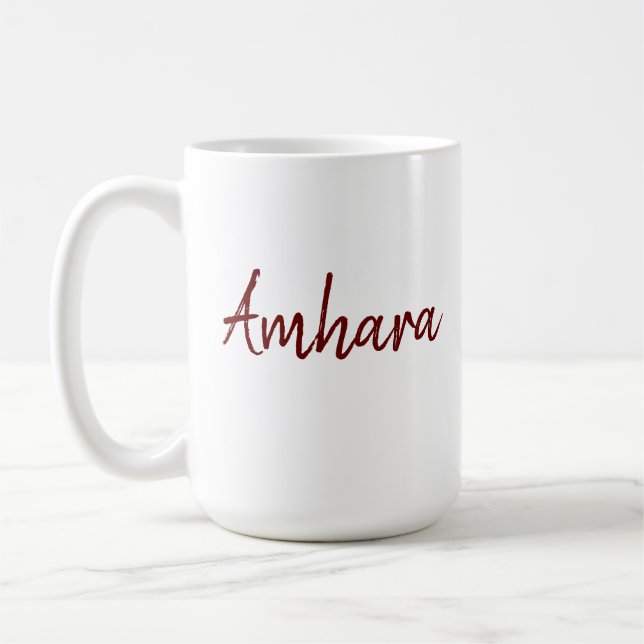 Amhara Etiopien Mugg (Vänster)