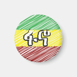 Amhara Fano Etiopien Magnet
