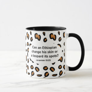 Amharic och English Bible Verse Mugg