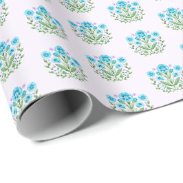 Amherst Blommönster på Lavendel Presentpapper