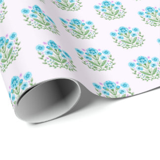 Amherst Blommönster på Lavendel Presentpapper