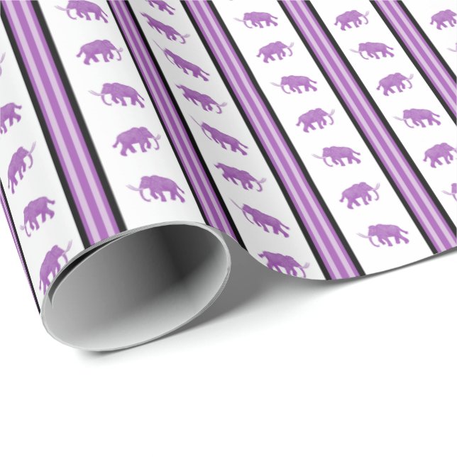Amherst College Mammoths Wrapping Paper Presentpapper (Rullad Hörn)