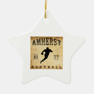Amherst Massachusetts fotboll 1877 Julgransprydnad Keramik
