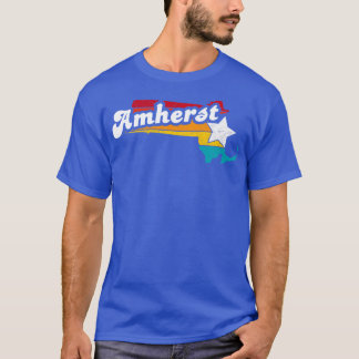 Amherst Massachusetts Vintage Distress Souvenir T Shirt