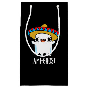 Ami-spökfunny Mexican Ghost Pun Mörk BG