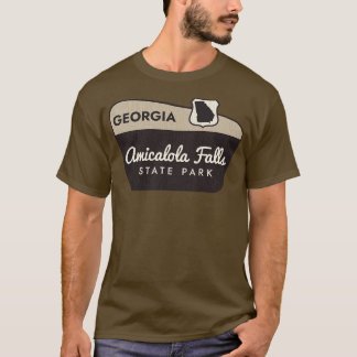 Amicalola Falls State Park Georgia Välkomstsignal T Shirt