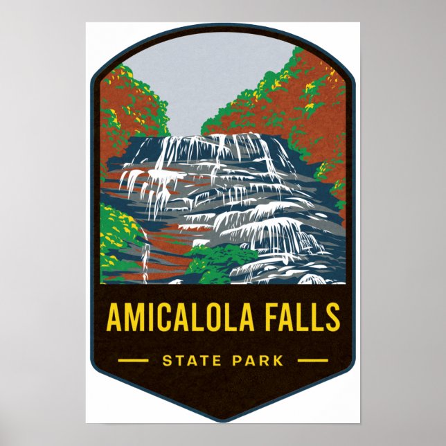 Amicalola Falls State Park Poster (Framsidan)