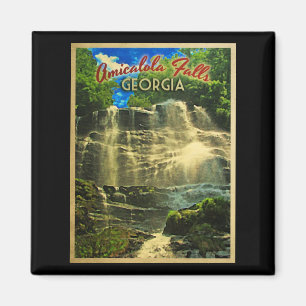 Amicalola nedgångar Georgia Magnet
