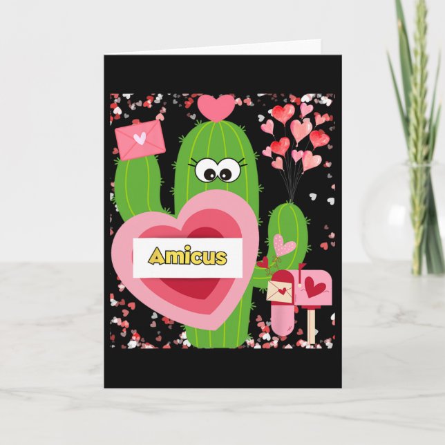 Amicus Valentine  Kort (Framsida)
