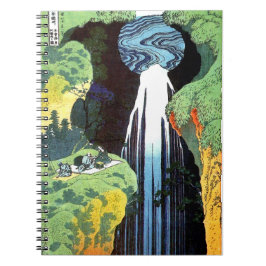 Amida Waterfall, japansk finkonst av Hokusai Anteckningsbok
