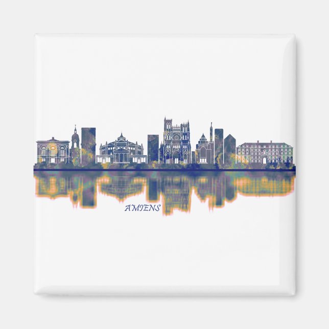 Amiens Skyline Magnet (Framsidan)
