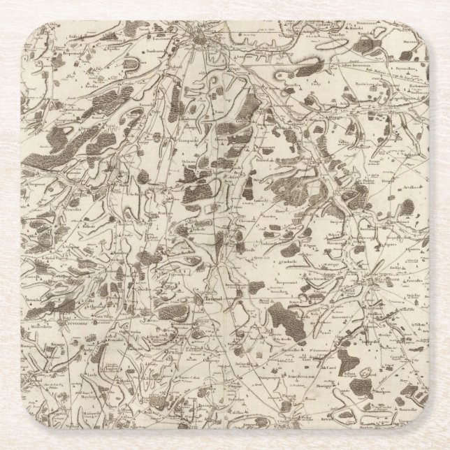 Amiens Underlägg Papper Kvadrat (Framsidan)