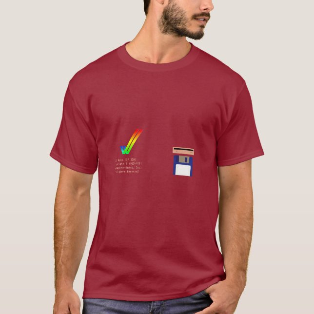 Amiga Kickstart T-tröja 2,0 (för 37,350) Tee Shirt (Framsida)