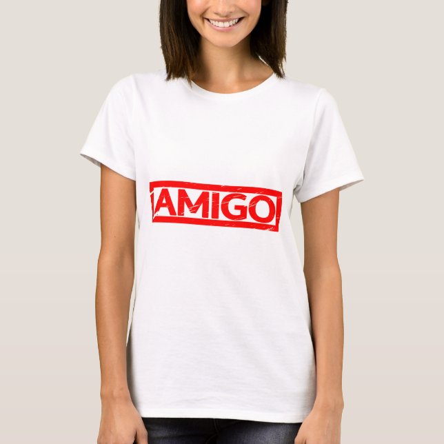Amigo Frimärke T Shirt (Framsida)