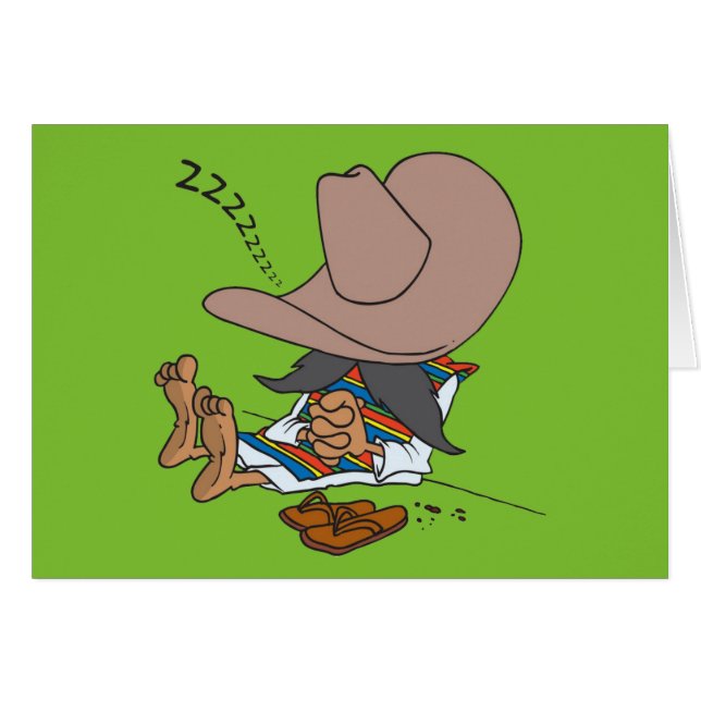 AMIGO SIESTA TID HÄLSNINGSKORT (Framsidan Horizontal)