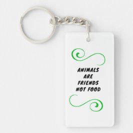 Amigos no comida | Friends not food Nyckelring