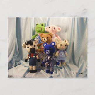 Amigurumi Friends vycard Vykort