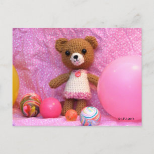 Amigurumi Nalle vykort