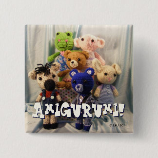 Amigurumi vänner knäppas knapp