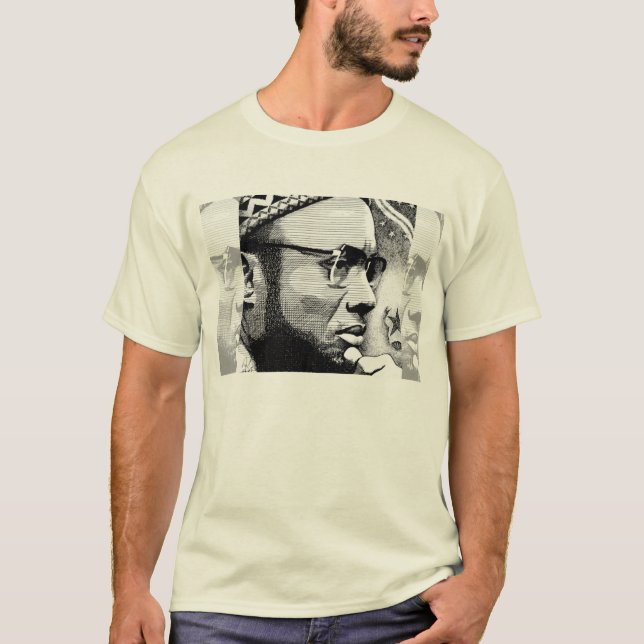 Amilcar Cabral 3D-Ansikte T-shirt (Framsida)