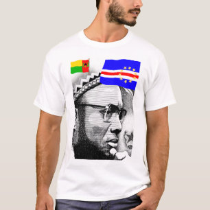 Amilcar Cabral Kung Kap Verde Fly Flaggor T-Shirt