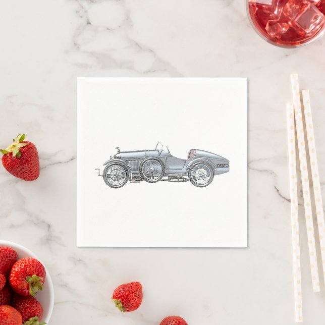 Amilcar Tävling Car Pappersservett (Insitu)