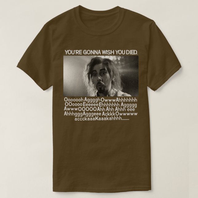 Amilyn Vampire Death Scene T Shirt (Design framsida)