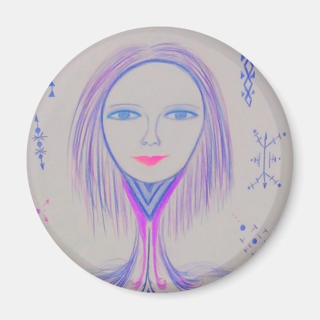 Amina Galactic Being Magnet (Framsidan)