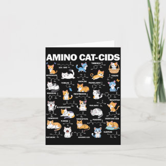Amino Cat-cids Rolig Vetenskap Biologi Kemi Kort