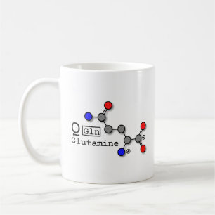 Amino syrlig mugg för Glutamine