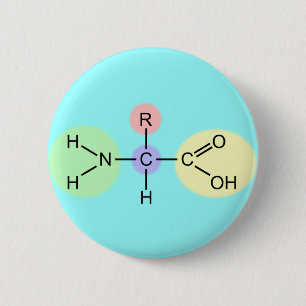 Amino syrligt diagram knapp